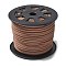 Eco-Friendly Faux Suede Cord, Faux Suede Lace, Camel, 3.0x1.4mm, about 98.42 yards(90m)/roll