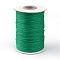 Korean Waxed Polyester Cord, Green, 1mm, about 85yards/roll