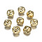 Iron Bell Pendants, Golden, 20x25x24mm, Hole: 2x5mm