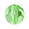 Preciosa&reg Crystal Beads, Czech Crystal, 451 19 602 Round, 50520 Peridot, 6mm, Hole: 1.2mm