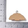 Opaque Resin Pendants RESI-S403-03K-3