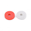 2 Colors Handmade Polymer Clay Beads CLAY-N011-032-26-3