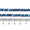Electroplated Synthetic Non-magnetic Hematite Beads Strands G-A234-G03-01-5