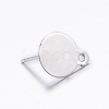 Non-Tarnish 304 Stainless Steel Stud Earring Findings STAS-D445-150-2