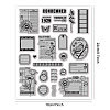 Rubber Clear Stamps DIY-WH0251-009-2