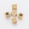 304 Stainless Steel Large Hole Letter European Beads STAS-H428-01G-X-1