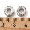 Rack Plating Brass Micro Pave Clear Cubic Zirconia Beads KK-U030-06P-2