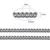 Brass Twisted Chains X-CHC-S108-P-NF-3