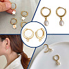 16Pcs Brass Earring Findings KK-ME0002-50-5