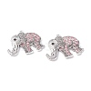 Tibetan Style Alloy Rhinestone Big Pendants ALRI-L048-30AS-2
