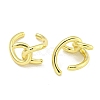 Brass Cuff Earrings EJEW-C104-053G-2