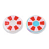 Transparent Printed Acrylic Cabochons TACR-N016-31-3