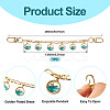 Brass Figaro Chains Bag Strap AJEW-TAC00039-5