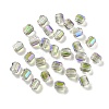 Electroplate Column Glass Beads EGLA-A043-02-FR01-1