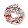 Electroplate Glass Beads Strands EGLA-YW0002-B06-1