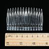 Clear Plastic Hair Comb Findings X-PHAR-R018-2-4