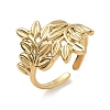 304 Stainless Steel Cuff Open Rings for Women RJEW-L341-02D-G-4