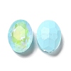 Mocha Fluorescent Style Glass Rhinestone Cabochons GGLA-M005-01A-202MK-2