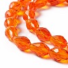 Glass Beads Strands GLAA-R024-11x8mm-18-4