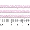 Electroplate Glass Beads Strands EGLA-A035-J4mm-A02-4