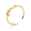 Constellation/Zodiac Sign Brass Cuff Rings RJEW-J074-05G-I-2