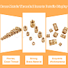 170Pcs 8 Style Brass Metric Threaded Inserts for Plastic Heat Set Insert DIY-CP0007-35-5