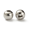 Tarnish Resistant 304 Stainless Steel Hollow Round Seamed Beads STAS-R032-3mm-2