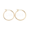 Ion Plating(IP) Brass Huggie Hoop Earrings for Women X-EJEW-A083-01G-1