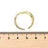 Brass Cuff Rings for Women RJEW-F184-08B-G-5