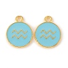 Alloy Enamel Pendants LS-ENAM-S124-01B-16J-1