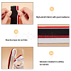 BENECREAT 4Pcs 2 Colors 95% Cotton & 5% Elastic Fiber Ribbing Fabric for Cuffs FIND-BC0004-37-4