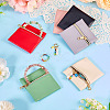 6Pcs 6 Colors Imitation Leather Jewelry Storage Zipper Bags ABAG-TA0001-66A-7
