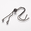 Rack Plating Brass Chain Bracelet Making KK-A142-017-2