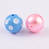 Round Chunky Acrylic Bubblegum Ball Beads OACR-X0005-2