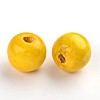 Natural Maple Wood Beads X-TB20mmY-5-2