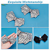 Glass Rhinestone Bowknot Shoe Decorations AJEW-WH0323-24B-6