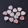 Natural Rose Quartz Heart Love Stone G-L533-57-1