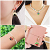 30Pcs 5 Colors Alloy Enamel Pendants FIND-TA0006-07-9