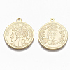 Brass Coin Pendants KK-R132-084-NF-2