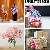 Polyester Self-Adhesive Curly Bows Gift Wrap Accessory DIY-WH20013-58B-4