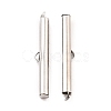 Non-Tarnish 304 Stainless Steel Slide On End Clasp Tubes STAS-C044-08E-P-1