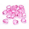 Transparent Acrylic Beads PL318Y-4-3