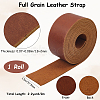 2M Flat AB Grade Cowhide Leather Cord AJEW-WH0479-73E-03-2