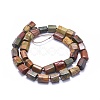 Natural Polychrome Jasper/Picasso Stone/Picasso Jasper Beads Strands G-K293-J03-A-2