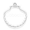 Tibetan Style Alloy Open Back Bezel Pendants TIBE-Q075-32AS-LF-1