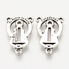 Tibetan Style Alloy Chandelier Component Links TIBEP-S315-39AS-RS-1