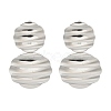 Tarnish Resistant 304 Stainless Steel Stud Earrings for Women EJEW-A108-12P-1