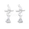 Non-Tarnish Halloween 201 Stainless Steel Big Pendants STAS-N090-LA984-1-2