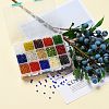 375G 15 Colors Glass Seed Beads SEED-JP0004-01-4mm-5