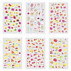 6 Sheets 6 Style Maple Leaf Nail Art Stickers Decals MRMJ-OC0003-57B-1